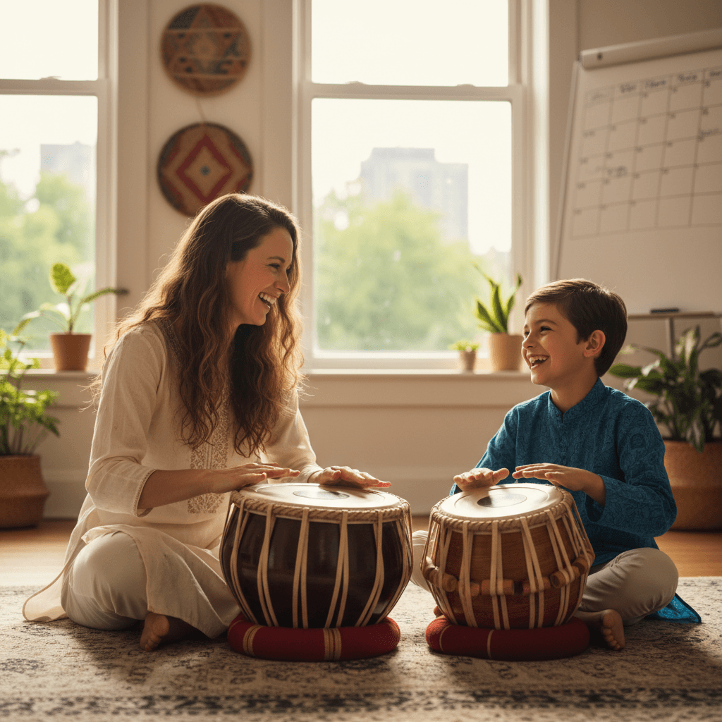 Flexible tabla lesson scheduling that fits your lifestyle